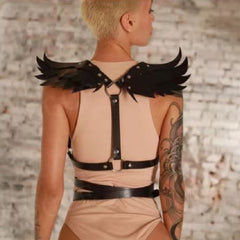 Punk Binding Wing Belt for Women