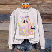 Halloween Crew Neck Sweatshirt for Women