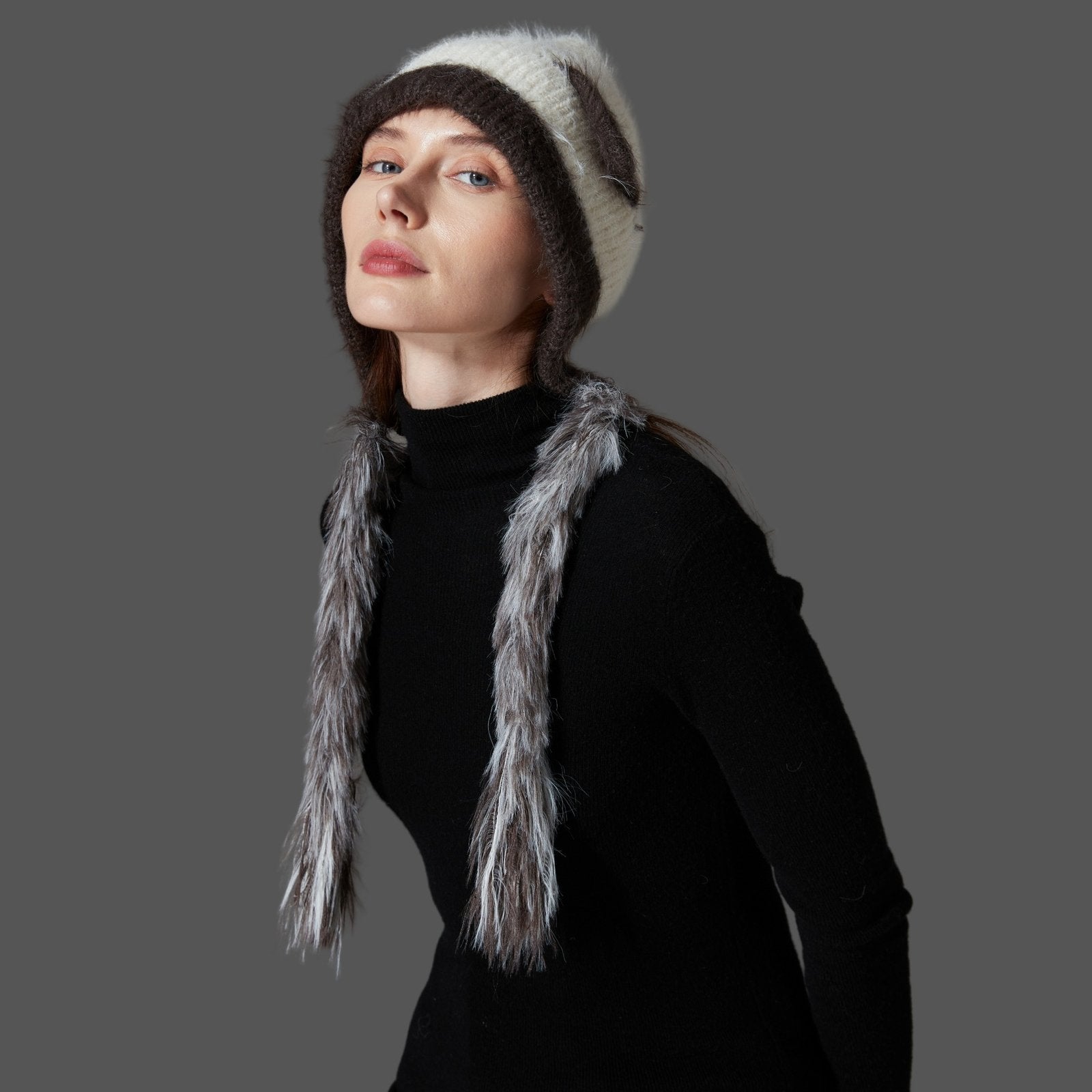 Warm Cat Ears Knitted Hat for Men & Women