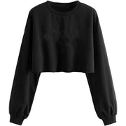 Autumn Winter Solid Color Fur Hoodie Sweater
