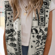 Beige Paisley Pocket Camisole Jacket