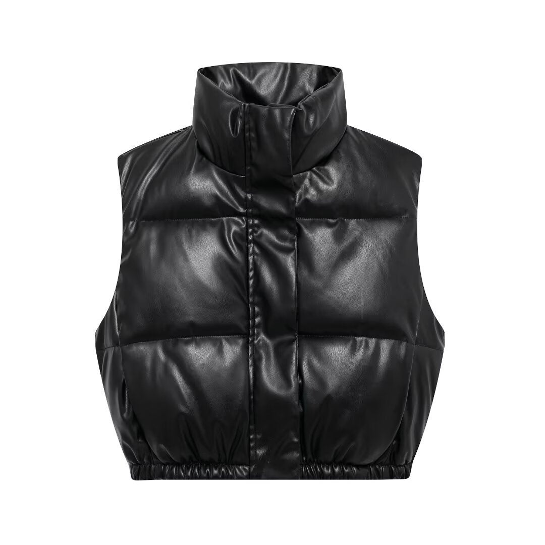Women's Fashion Short Waistcoat Cotton Padded Coat