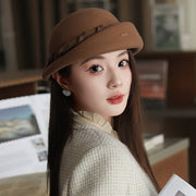 French Beret for Women - Woolen Hat with Sun Protection