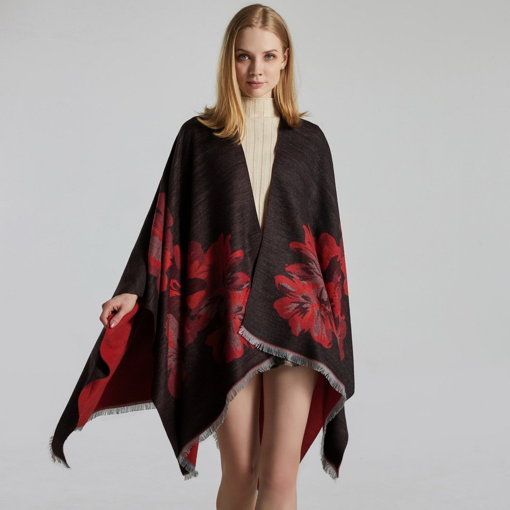 Warm Split Shawl
