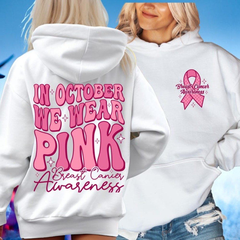 Breast Cancer Awareness Hoodie for Women