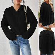 Cozy Long Sleeve Hooded Sweater for Women