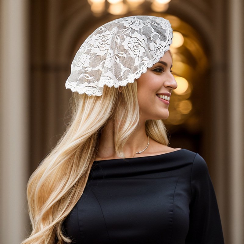 Elegant Round Wedding Headpiece Accessory
