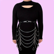 Edgy Waist Chain for Women