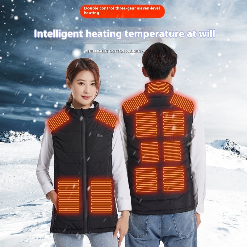 Stay Warm in Style - Carbon Fiber Electric Heating Vest