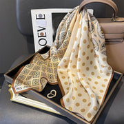 Versatile Polka Dot Scarf for Women - Thin, Stylish, and Sun Protective