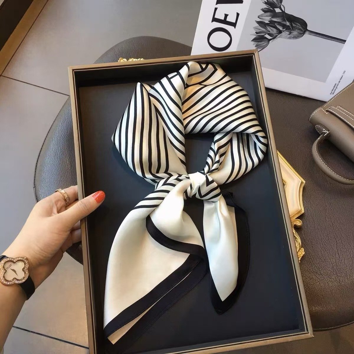 Soft Mulberry Silk Scarf for Women