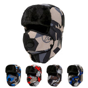 Cold-Resistant Winter Riding Hat with Earflaps