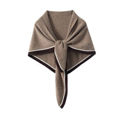 Stay Warm in Style with Triangular Cashmere Shawl
