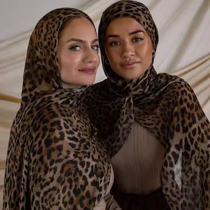 Leopard Silk Scarf