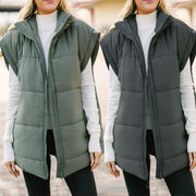 Stay Warm in Style: Green Thermal Vest for Women