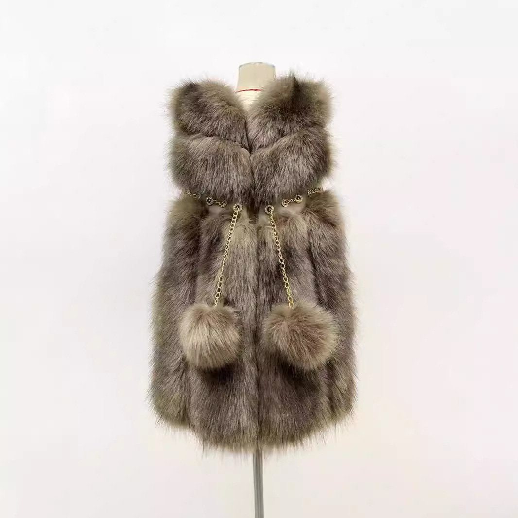 Stay Warm This Season with Artificial Fur Vest