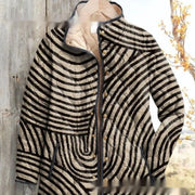 Women's Cozy Button Pocket Padded Coat