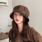 Kids' Autumn & Winter Corduroy Fisherman Hat