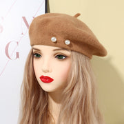 Warm Wool Beret for Women