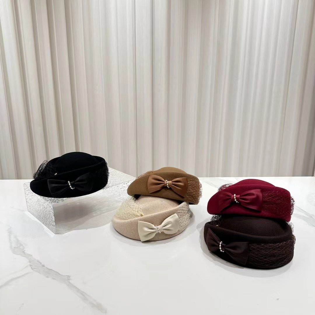 Autumn Winter Woolen Shaping Billycock Hats for Women