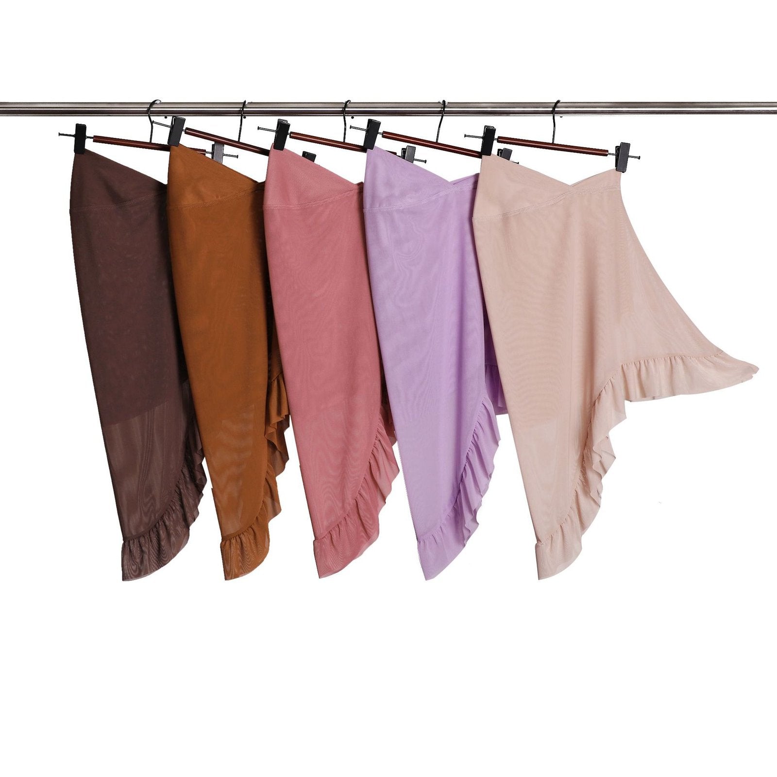 Soft Ruffled Pullover Scarf for Women