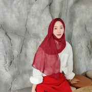 Rhinestone Turban Scarf