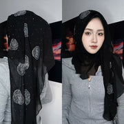 Rhinestone Scarf Wrap