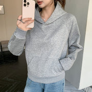 Thick Hooded Sweater for Women - Autumn & Winter Casual Wear