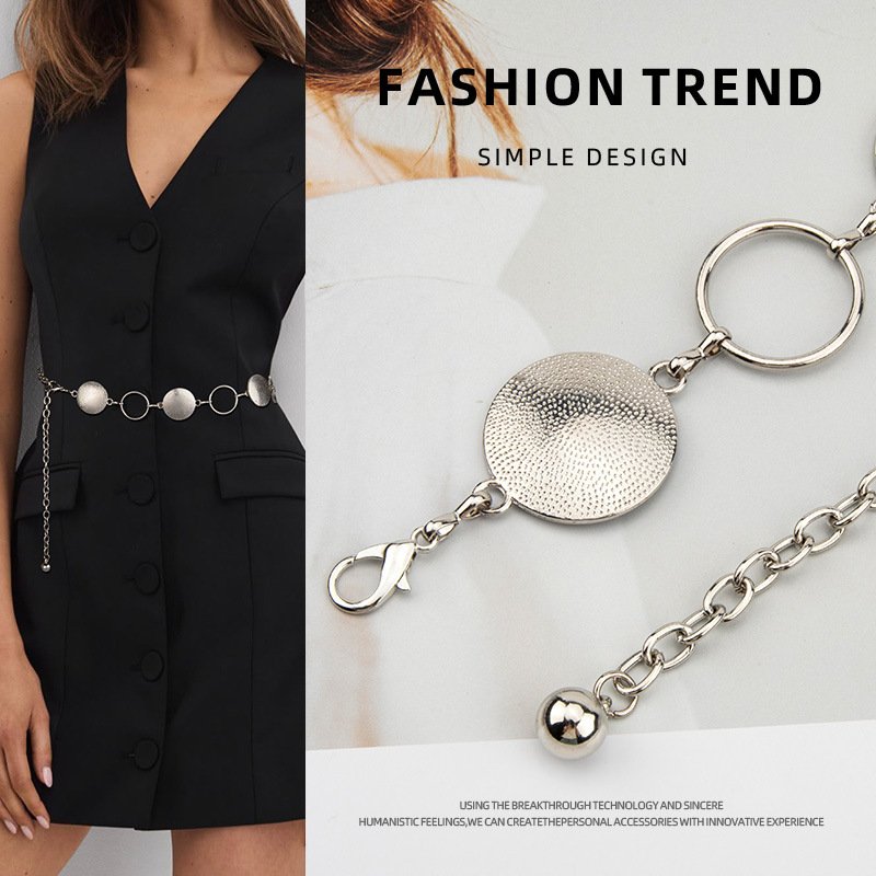 Add a Touch of Elegance with Our Waist Chain Ring Dress Decoration Belt