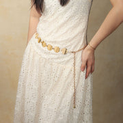 Gold or Silver Punk Waist Chain for Skirt Pants
