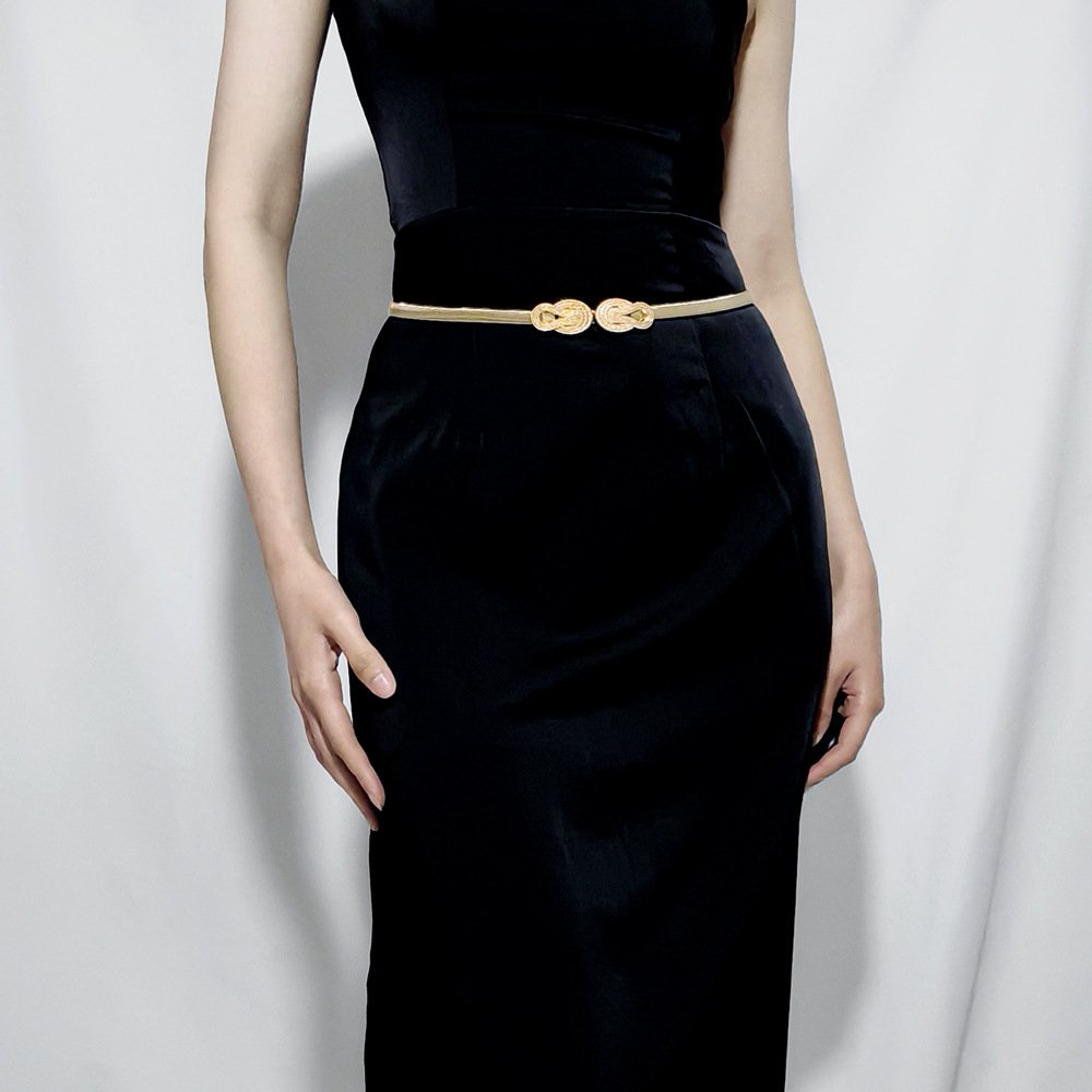 Elegant Metal Waist Chain with Lobster Buckle