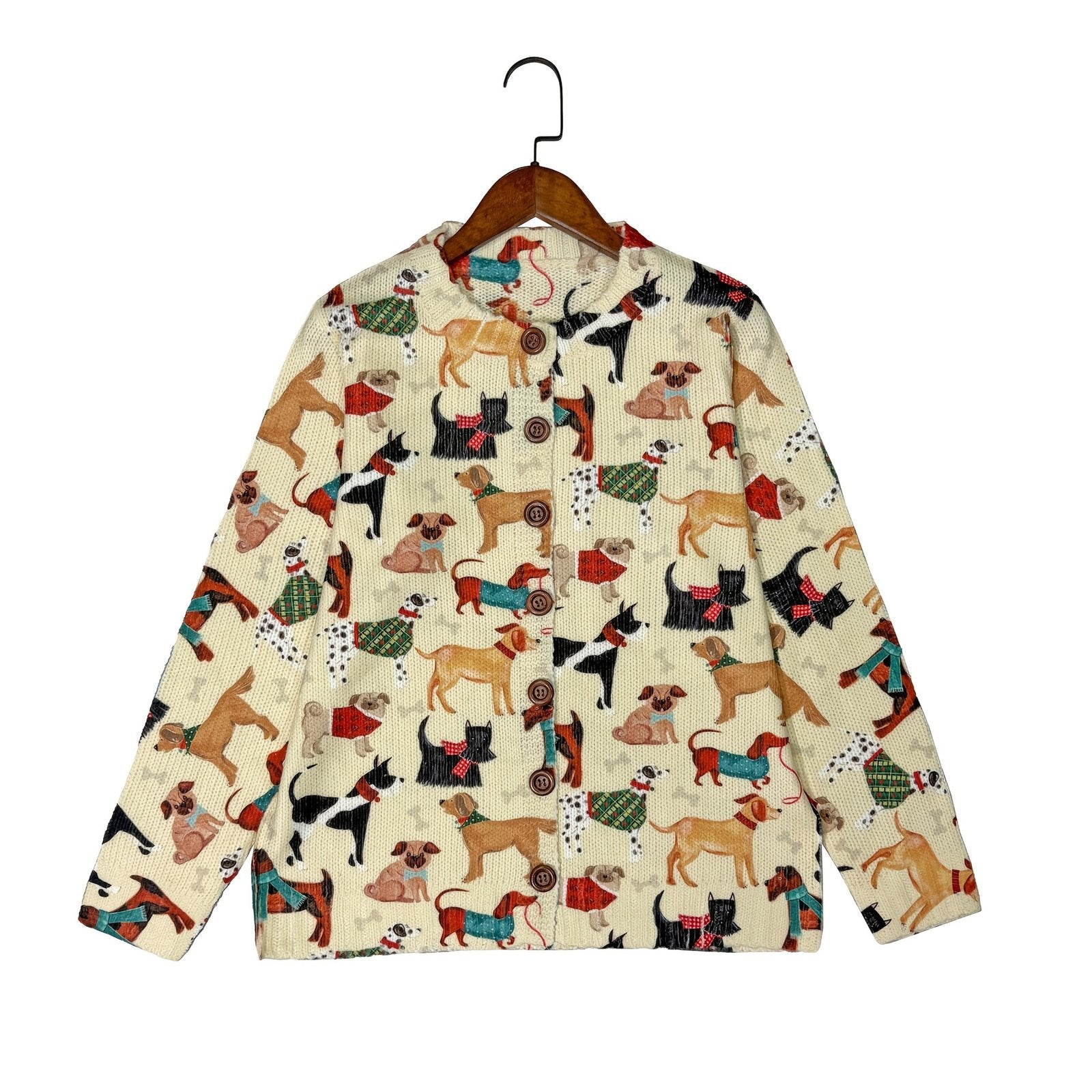 Sheer Color Printed Lightweight Loose Sweater