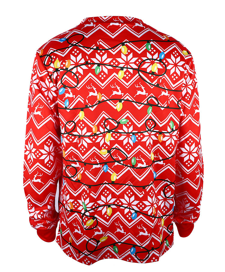 Men's Cute Animal Knit Pullover Sweatshirt