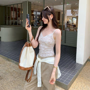 Lace Camisole Top for Women - Sleek & Elegant