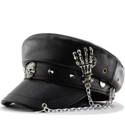 Fashion Navy Beret for Women, Y2G Style Flat Top Hat