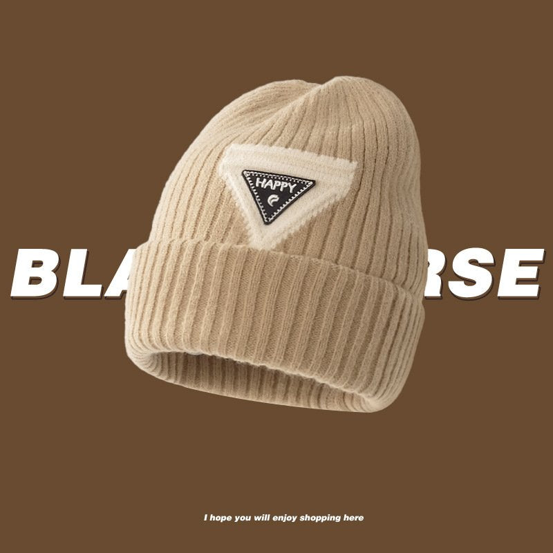 Warm Thickened Rabbit Fur Knitted Hat for Women