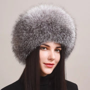 Winter Leather Toque Ear Protection Hat