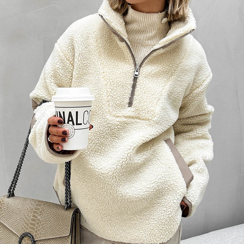 Cozy Loose Fit Pullover Sweater for Women