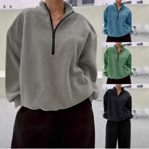 Cozy Solid Color Sweater for Women