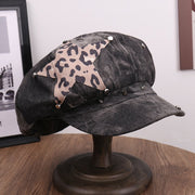 Leopard Print Sun Hat for Women - Breathable Sun Shade