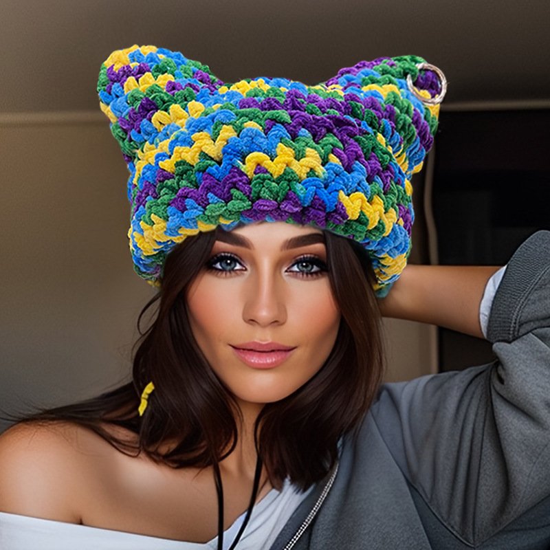 Warm Winter Woolen Cap for Women