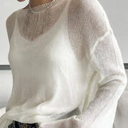 Women's Lightweight Sun-Protection Loose Knit Top
