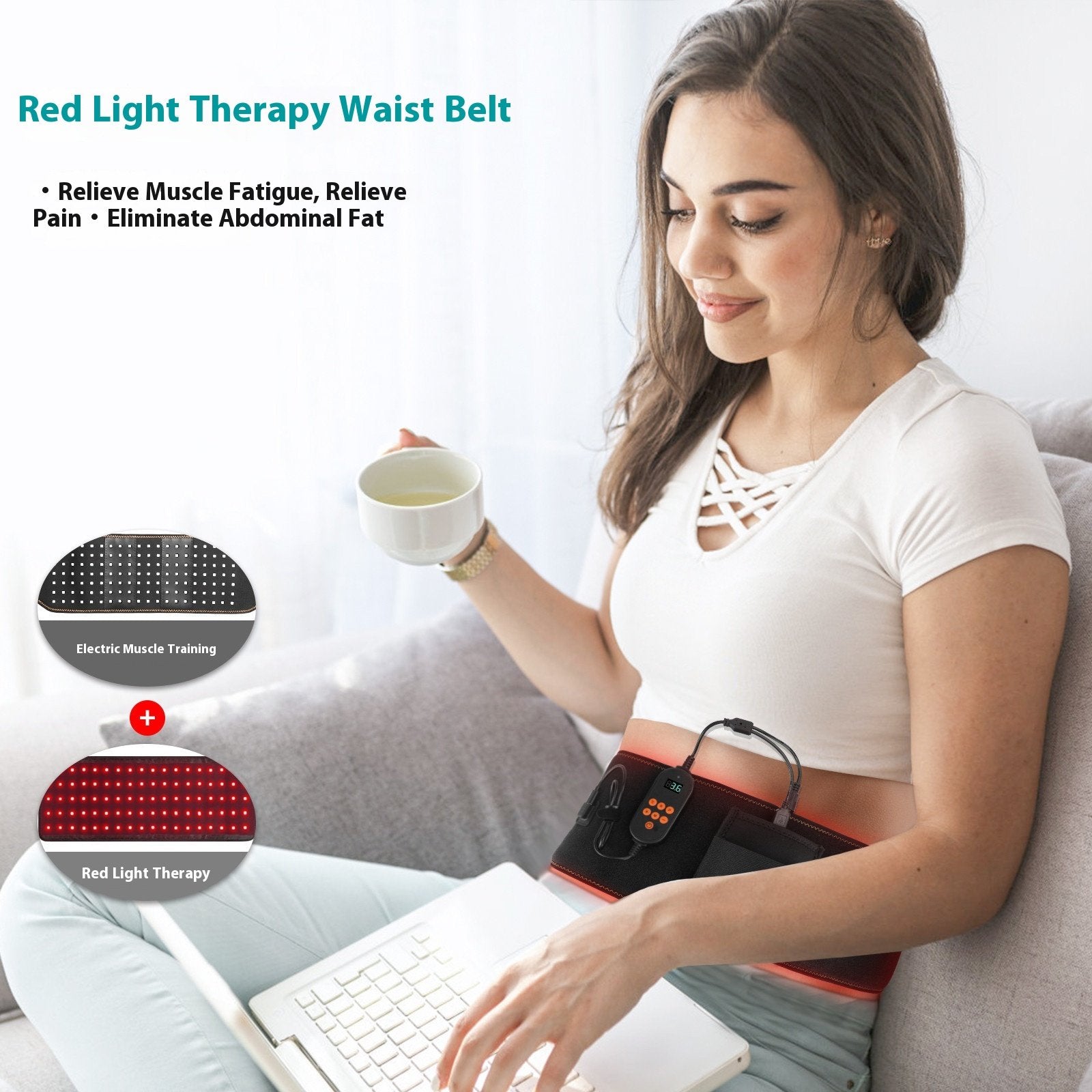 Relieve Muscle Pain with Infrared Heat Therapy Belt