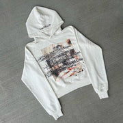 Personalized Dark Printed Women's Hoodie