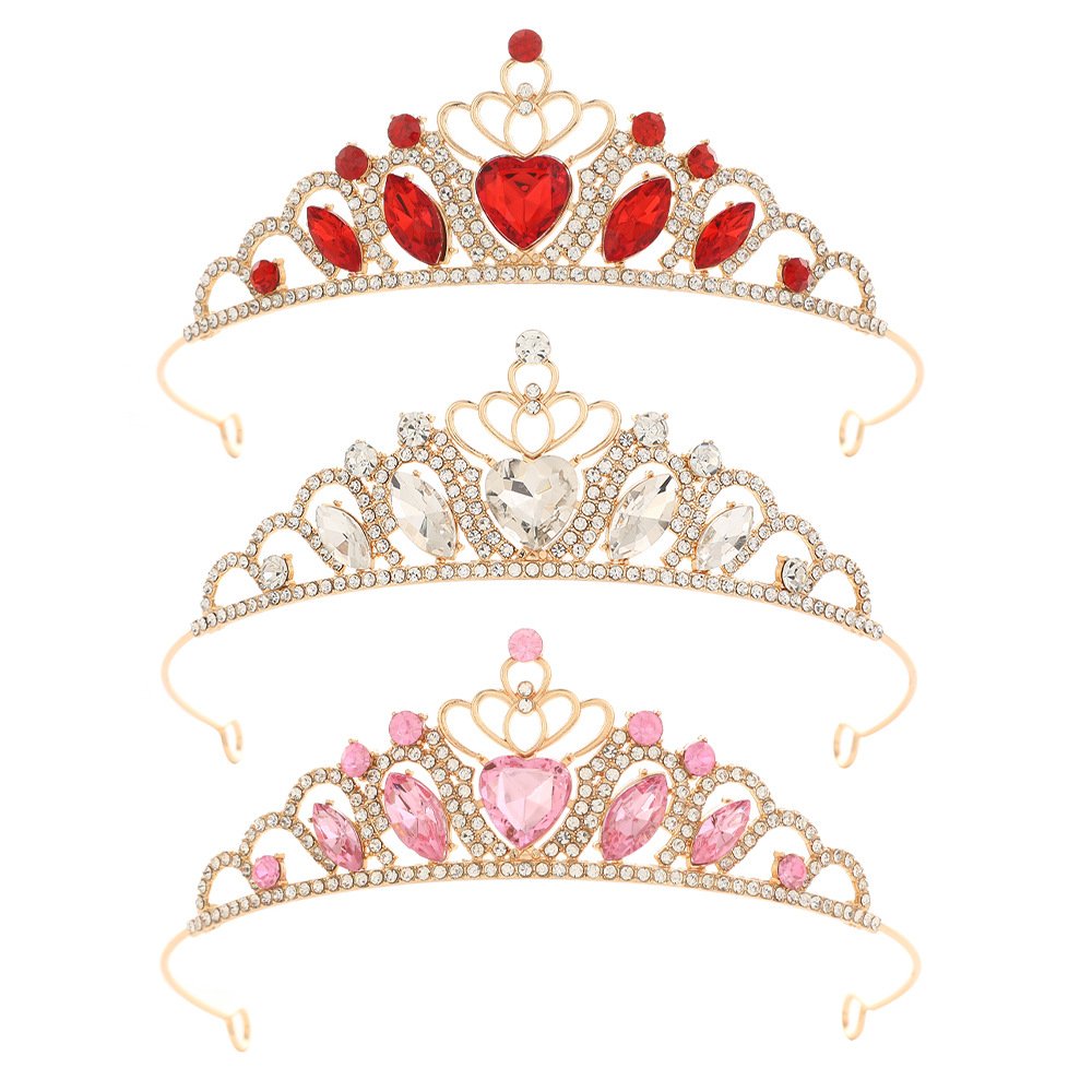 Girls Crystal Ballet Crown Headband for Dance Performance