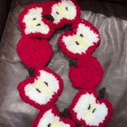 Cozy Apple Stitching Scarf for Winter