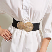 Women's Fashion Belt with Ornate Buckles