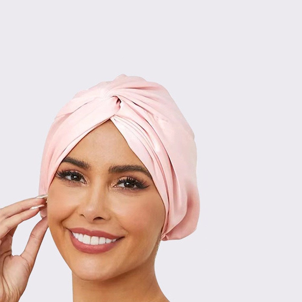 Adjustable Silk Makeup Cap for Women