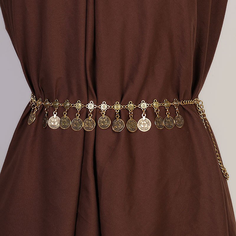 Gold or Silver Boho Waist Chain