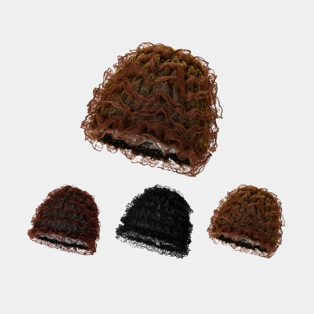 Elastic Lace Women's Cap, Breathable & Protective